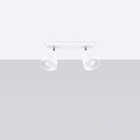 Sollux SL.1314 - Bodové svietidlo ELBA 2xE27/15W/230V biela