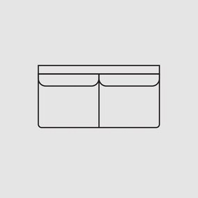 PROXIMA.store - 3-sedačka - NUVOLA SKUPINA LÁTOK: Skupina 1