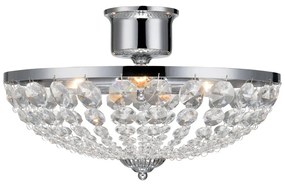 Stropné svietidlo v striebornej farbe Gränsö – Markslöjd