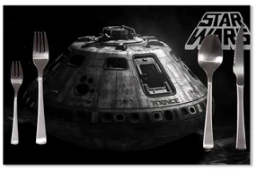 Sablio Prestieranie Star Wars Vesmírna loď: 40x30cm