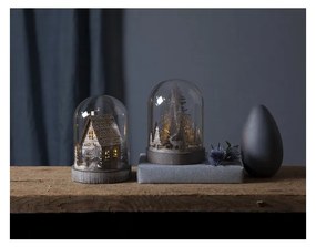 Hnedá vianočná svetelná dekorácia ø 12,5 cm Kupol – Star Trading