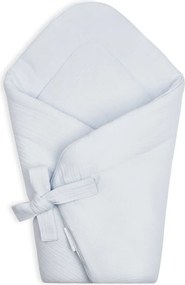 Mušelínová zavinovačka svetlo modrá 70x70cm