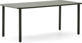Oceľový záhradný jedálenský stôl 90x180 cm Brai – Kave Home