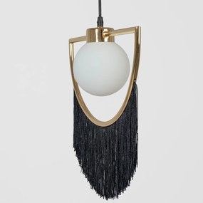 Toolight Toolight, závesné svietidlo 1xE27, APP779-3C, zlatá-čierna, OSW-07003