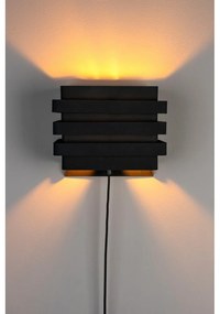 Čierne nástenné svietidlo Dumont – Dutchbone