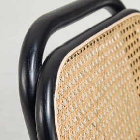 Barová stolička enairod 65 cm čierna MUZZA