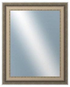 DANTIK - Zrkadlo v rámu, rozmer s rámom 40x50 cm z lišty DOPRODEJMETAL AG prehnutá veľká (3025)