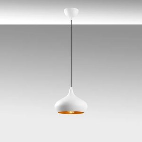 Luster na lanku DODO 1xE27/40W/230V biela