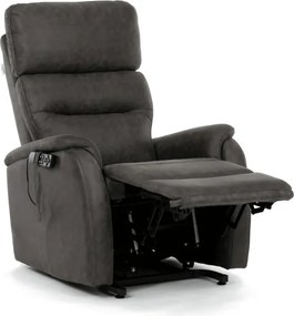 Polohovacie kreslo čierne, elektrické TV-L8904 BK3