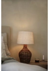 Markslöjd 108771 - Stolná lampa PAGLIA 1xE27/40W/230V biela/ratan