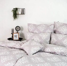 Obliečky bavlnené Atény sivé 140x200 + 70x90 EMI