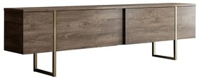 TV stolík v dekore orecha v prírodnej farbe 180x30 cm Luxe – Kalune Design