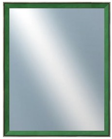 DANTIK - Zrkadlo v rámu, rozmer s rámom 40x50 cm z lišty Inclinata colori zelená (3138)