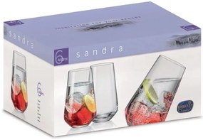 Crystalex Poháre SANDRA 440 ml, 6 ks