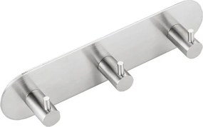 Sapho Sapho, Samolepiaci trojitý háčik, okrúhly, nerez mat, 32203