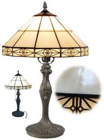 Lampa na čítanie Tiffany s retiazkou Metal Ø32 kolekcia CREAM