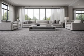 Ideal, Koberec metráž Metro 5292, na mieru, šíře 3m,4m, šedá, filc, chodba / predsieň