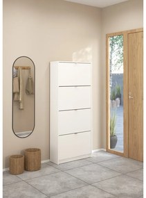 Biela výklopná skrinka na topánky Shoes – Tvilum