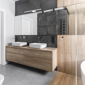 LED kúpeľňové nástenné svietidlo SHINE LED/7W/230V 40 cm IP44 biela