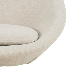 Otočné designové křeslo Center béžové/černé