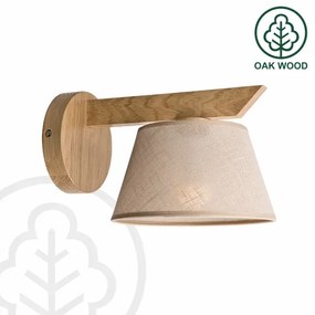 Brilagi - LED  Nástenné svietidlo ANTHONY 1xE14/40W/230V dub/béžová