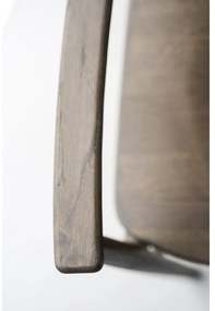 Tmavohnedá jedálenská stolička z dubového dreva Maidstone – Rowico