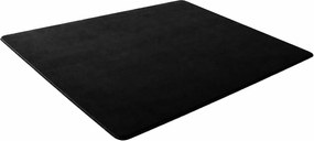 TZ Čierny jednofarebný obdĺžnikový koberec Polar Rozmer: 100x150 cm