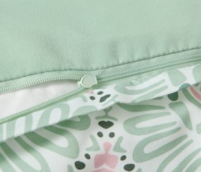 Posteľná bielizeň z mikrovlákna, zelená, štandardná veľkosť