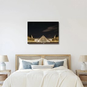 Obraz - Louvre v noci (70x50 cm)
