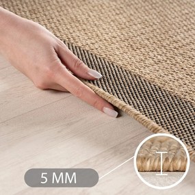 Hnedý vnútorný a vonkajší behúň 80x250 cm Timber 1402 – Ayyildiz Carpets