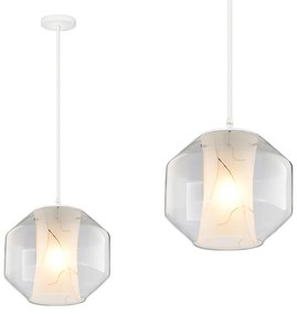 Toolight - závesné svietidlo MARBLE E27 60W APP908-1CP, imitácia mramoru, OSW-06674
