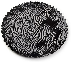 Dekoratívny tanier Blanche Colours VI 33 cm čierny