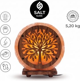 Soľná lampa okrúhly strom 5,2 kg