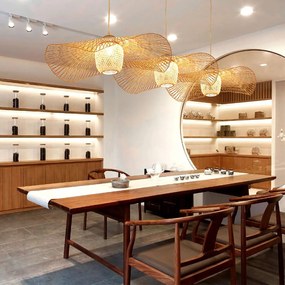 Toolight Toolight, stropné svietidlo 1xE27 APP1548-1CP, hnedá-čierna, OSW-05100