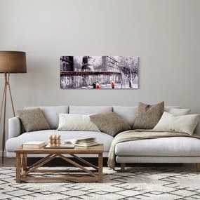 Obraz - Olejomaľba mesta II. (120x50 cm)