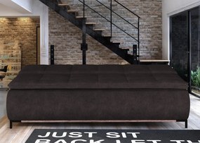 Rozkladacia pohovka Sweet, hnedá espresso látka