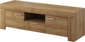 TV skrinka s policou Sky, dub riviera