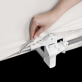 Lionelo - Bezpečnostná zábrana k posteli LORA šedá