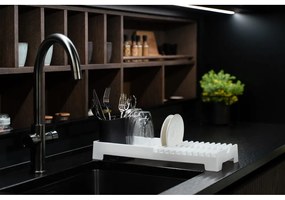 Biely odkapávač na riad Vialli Design Livio Duo