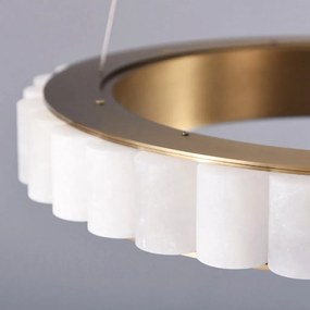 Toolight Toolight, LED stropné svietidlo 50cm, 27W, diaľkové ovládanie, APP1801-CP, zlatá matná-imitácia kameňa, OSW-05979