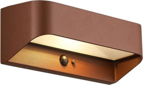 Nordlux - LED solárne svietidlo so senzorom MARCELLIO LED/5W/5V IP54 hnedá