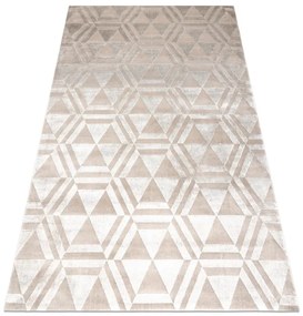 Koberec PEARL 51323C geometrický / štrukturálny, béžový
