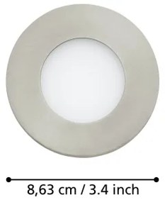 Eglo 900111-SADA 3x LED Stmievateľné kúpeľňové svietidlo FUEVA-Z 2,8W/230V IP44