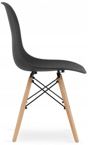 Jedálenská zostava TODI 60cm okrúhly stolový set čierny + 2 stoličky OSAKA čierne