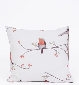 Bavlnená obliečka na vankúš Renforcé 40 × 40 cm - Vtáčiky