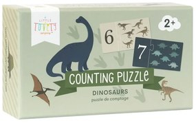 a Little Lovely Company Počítanie puzzle: dinosaurus