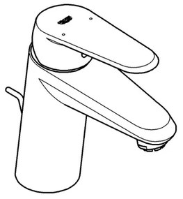 GROHE 33177002 - Umývadlová batéria EURODISC COSMOPOLITAN DN 15 lesklý chróm