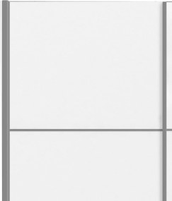 Biela šatníková skriňa Tvilum Verona, 122 x 202 cm