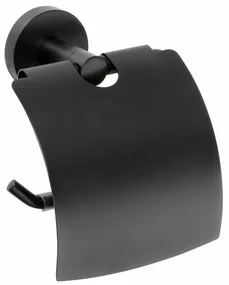 SAPHO XR702 X-Round držiak toaletného papiera s krytom, strieborná
