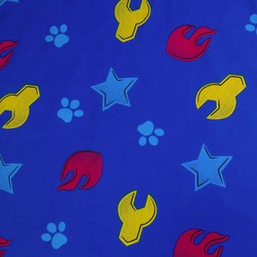 Modré bavlnené detské obliečky do postieľky 100x135 cm Paw Patrol "Pawsome days ahead" – Jerry Fabrics